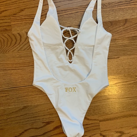 ALT SWIM White One Piece Swimsuit - Picture 6 of 8